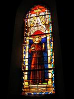 Crozet (Loire) - Nouvelle eglise - Vitrail (03)